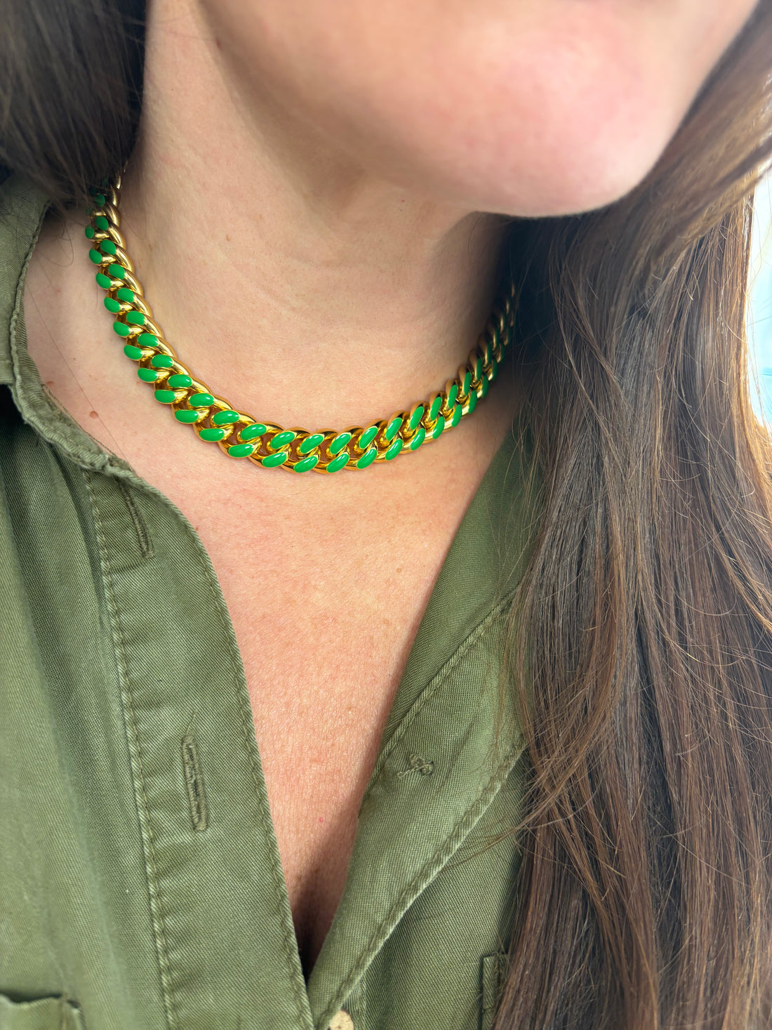 Green Enamel Chain