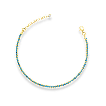 Turquoise Tennis Bracelet